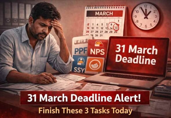 31 March Deadline Alert: Just 2 Days Left to Finish These 3 Important Financial Tasks