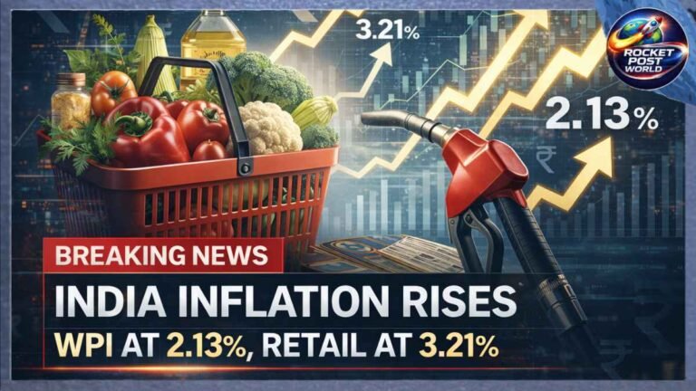 India’s Wholesale Inflation Rises to 2.13% in February, Retail Inflation Climbs to 3.21%